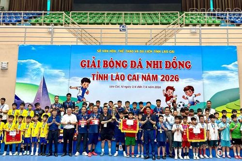 Câu lạc bộ Phong Nguyên vô địch Giải bóng đá nhi đồng tỉnh Lào Cai năm 2026