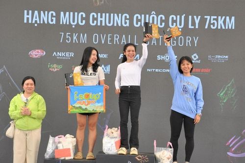 Kon Tập Trang cô giáo chinh phục các đường chạy địa hình