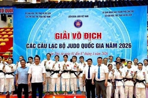 Thể thao Lâm Đồng giành 4 huy chương tại Giải vô địch các Câu lạc bộ Judo quốc gia 2026