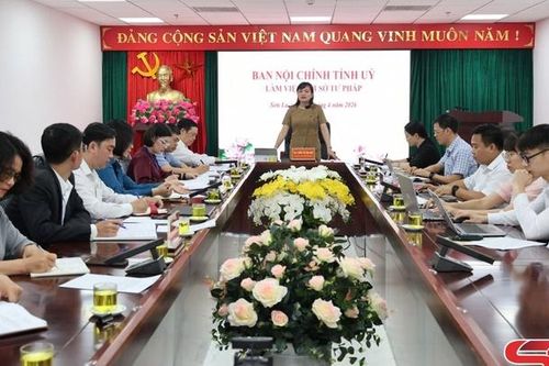 Ban Nội chính Tỉnh ủy làm việc với Đảng ủy, Cơ quan Sở Tư pháp