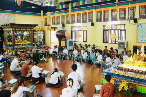 Tu viện Như Giác (xã An Nhơn Tây, TP.HCM) tổ chức khóa tu Liên Hoa Thiền kỷ niệm 10 năm thành lập