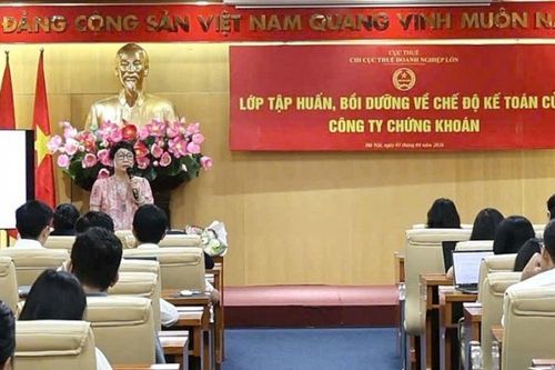 Nâng cao năng lực quản lý thuế trong lĩnh vực chứng khoán