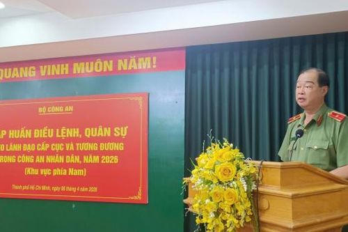 Nâng cao hiệu quả công tác điều lệnh, quân sự, giữ vững kỷ cương, kỷ luật trong CAND