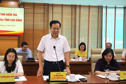 Công bố quyết định kiểm tra công tác đấu thầu tại tỉnh Cao Bằng