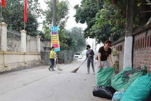 Xã Hát Môn triển khai phong trào thi đua 'Sáng - Xanh - Sạch - Đẹp' năm 2026