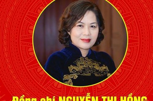Tiểu sử đồng chí Nguyễn Thị Hồng, Phó Chủ tịch Quốc hội khóa XVI