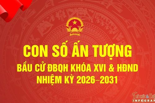 Con số ấn tượng bầu cử Quốc hội khóa XVI và HĐND các cấp nhiệm kỳ 2026 - 2031