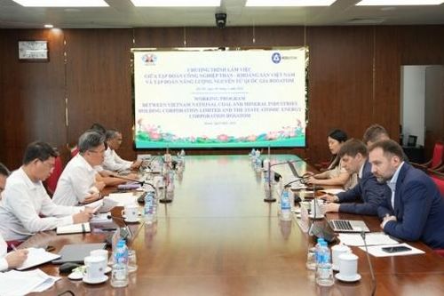 Rosatom thăm và làm việc tại Vinacomin