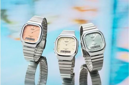 Casio giới thiệu dòng đồng hồ AQ-240E phong cách hoài cổ