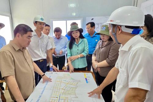 Đồng chí Trần Thị Thanh Hương khảo sát các công trình, dự án trọng điểm phục vụ Hội nghị APEC 2027