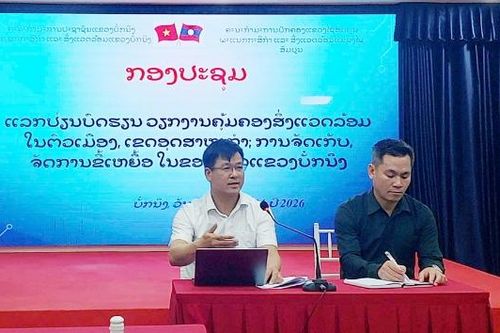 Bắc Ninh - Xay Sổm Bun trao đổi kinh nghiệm bảo vệ môi trường