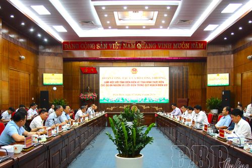 Đoàn công tác Bộ Công Thương làm việc với tỉnh Điện Biên về các dự án điện