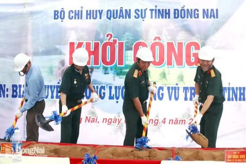 Khởi công dự án Bia truyền thống lực lượng vũ trang tỉnh Đồng Nai