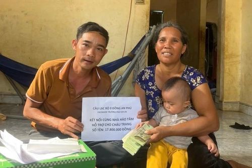 Câu lạc bộ 0 đồng An Phú trao 17,8 triệu đồng hỗ trợ bệnh nhi khó khăn