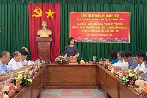 Các xã Canh Vinh, Vân Canh, Canh Liên cần tập trung bứt phá theo 3 trụ cột