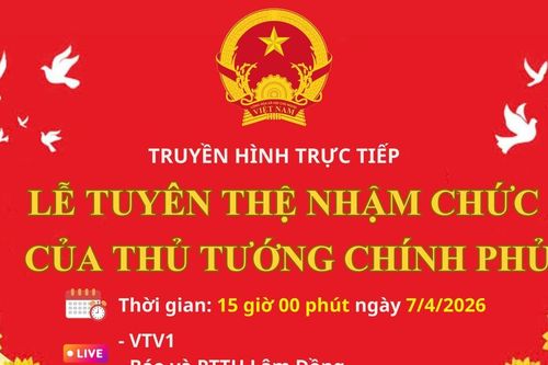 Lễ tuyên thệ nhận chức của Thủ tướng Chính phủ