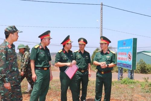 Đẩy nhanh thi công dự án Điểm dân cư xã biên giới Quảng Trực
