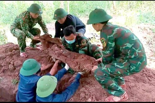 Quy tập được 2 hài cốt liệt sĩ tại xã Dân Hóa