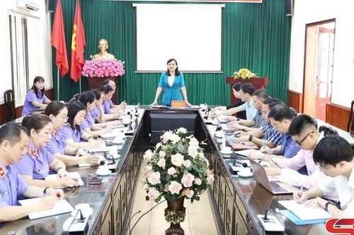 Ban Nội chính Tỉnh ủy làm việc với Đảng ủy Viện Kiểm sát nhân dân tỉnh