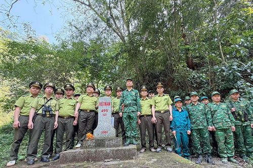 Tăng cường tuần tra, bảo vệ biên giới gắn với bảo vệ rừng