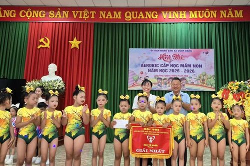 Đắk Lắk: Nâng cao thể chất cho trẻ mầm non bằng Aerobic