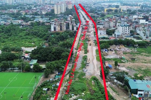 Đường Vành đai 2,5, đoạn Đầm Hồng – Quốc lộ 1A sắp hoàn thành