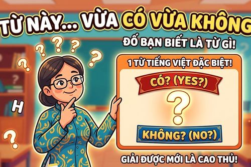 Từ tiếng Việt nào vừa có nghĩa là 'có' nhưng cũng mang nghĩa 'không'?