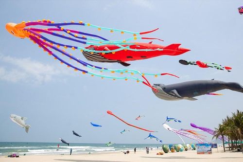 Diều nghệ thuật 'vẽ' sắc màu mới cho du lịch biển Đà Nẵng
