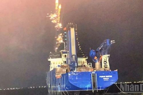 Hạ thủy thành công tàu dịch vụ điện gió ngoài khơi CSOV