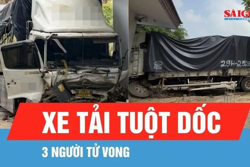 Lâm Đồng: Xe tải tuột dốc lao xuống vực, 3 người tử vong