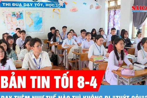 Bản tin tối 8-4: Dạy thêm như thế nào thì không bị 'tuýt còi'?