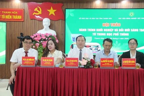 Khơi dậy tinh thần khởi nghiệp cho học sinh Thanh Hóa