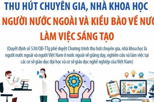 Chính phủ đẩy mạnh thu hút chuyên gia quốc tế và kiều bào về nước làm việc