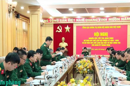 Hoàn thiện dự thảo Quy chế làm việc, Quy chế lãnh đạo của Quân ủy Trung ương