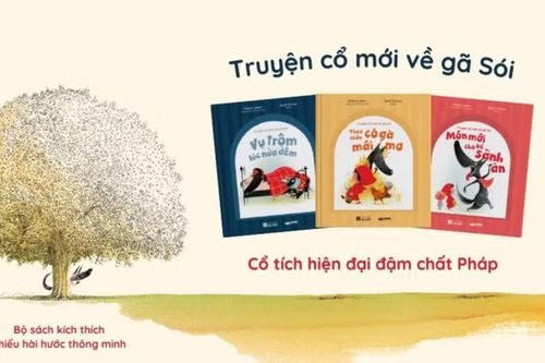 Giới thiệu bộ sách tranh Pháp kích thích tư duy hài hước cho trẻ nhỏ