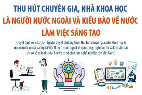 Thu hút chuyên gia, nhà khoa học là người nước ngoài, kiều bào về nước làm việc