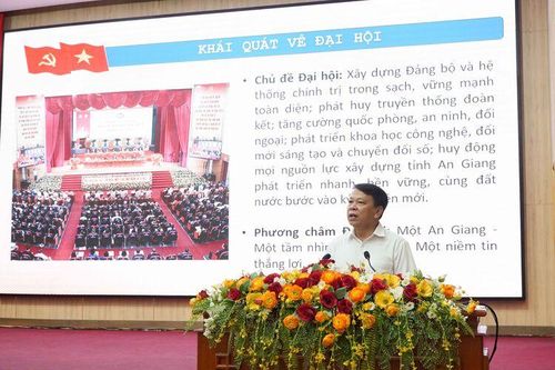 An Giang triển khai Nghị quyết Đại hội Đảng bộ tỉnh cho đội ngũ báo chí, văn nghệ sĩ, trí thức