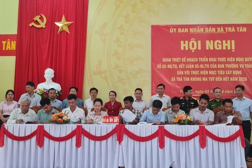 Trà Tân nỗ lực xây dựng xã không ma túy