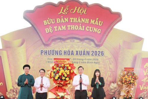 Phường Hòa Xuân khai mạc Lễ hội Bửu đản Thánh mẫu Đệ tam Thoải cung