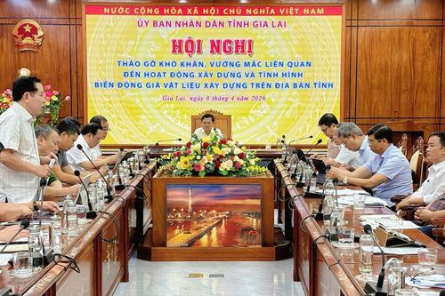 Gia Lai: Tháo gỡ khó khăn trong xây dựng, siết quản lý giá vật liệu