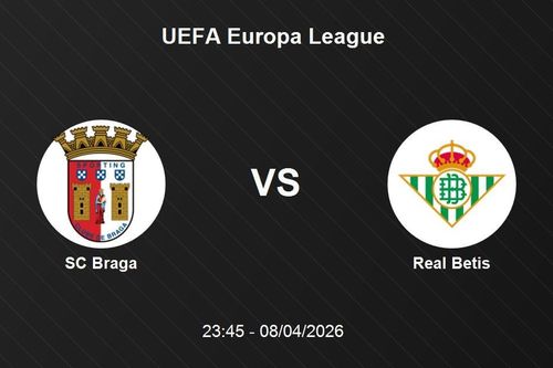 Nhận định SC Braga vs Real Betis - UEFA Europa League 23h45 ngày 8/4/2026