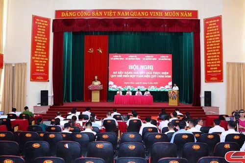 Đảng ủy 4 xã khu vực Quỳnh Nhai Sơ kết đánh giá kết quả thực hiện quy chế phối hợp quý I/2026