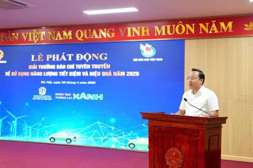 Phát động Giải thưởng báo chí về tiết kiệm năng lượng 2026