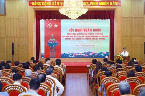 Hội nghị quán triệt quyết Đại hội XIV cho văn nghệ sĩ, trí thức, cơ quan báo chí, xuất bản