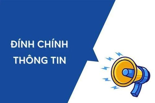 Công ty cổ phần Sức khỏe Hồi sinh Việt Nam công bố đính chính thông tin báo cáo quản trị