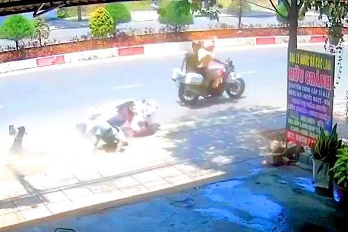 Thông tin 'CSGT cầm gậy đuổi đánh người vi phạm té ngã xuống đường…' là sai sự thật