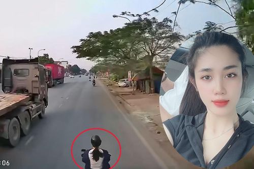 Cô gái kể phút hoảng loạn khi bị xe tải đẩy đi cả trăm mét trên quốc lộ