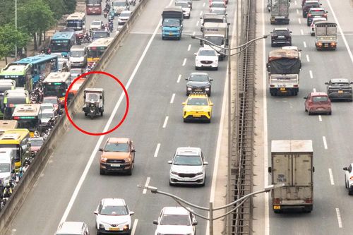 Bất chấp siết chặt xử phạt xe vi phạm, vành đai 3 Hà Nội vẫn như chốn vô luật pháp