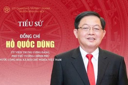 Tóm tắt tiểu sử Phó Thủ tướng Chính phủ Hồ Quốc Dũng