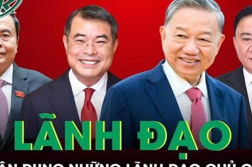 Chân dung 4 đồng chí lãnh đạo chủ chốt của Đảng, Nhà nước nhiệm kỳ 2026 - 2031